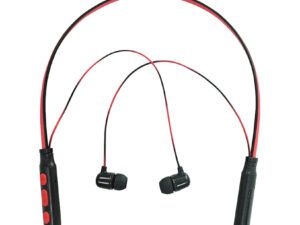 Kufje in-ear meanIT B11, bluetooth, zezë / kuqe