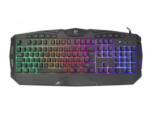Tastierë Gaming White Shark, LED Rainbow, Kiowa