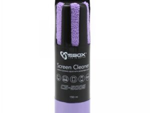 Sprej për pastrim SBOX, 150 ml + leckë mikrofibër, e vjollcë