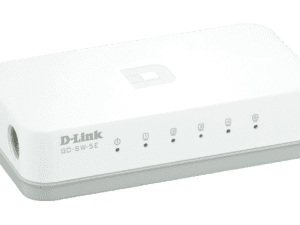 Switch D-Link, GO‑SW‑5E, i bardhë