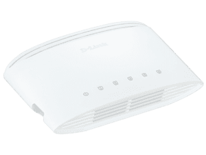 Switch D-Link, DGS‑1005D Gigabit, e bardhë