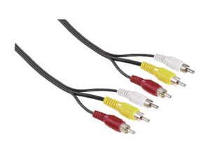 Kabllo Hama Audio/Video Stereo 3 RCA - 3 RCA, 2 m 43134