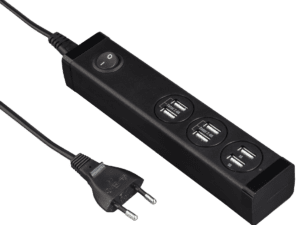 Kabllo vazhduese Hama me 6 porte USB, 2.4A, 1A, 121966