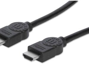 Kabllo Manhattan 306133, HDMI, 5m, e zezë