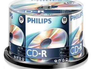 CD-R Philips, 80min, 700MB, 52x SP, 50/1