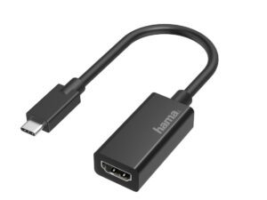 Konvertues Hama Video Adapter, USB-C Plug - HDMI™,Ultra-HD 4K, zezë