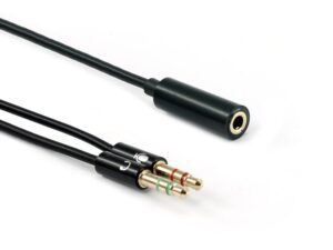 Adapter SBOX 3,5mm F. 4Pin - 2 X 3,5mm M. 3Pin 0,2M
