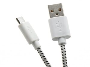 Kabllo SBOX USB-MICRO USB ,1m, e bardhë