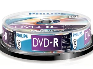 DVD-R Philips, 4,7GB, 16x SP 10/1