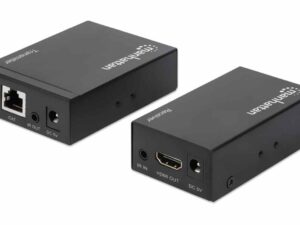 Set zgjerues sinjali Manhattan 207461, 1080p HDMI-Ethernet