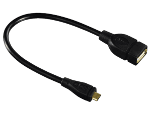 Adapter Hama USB 2.0 OTG, micro bashkues, zezë, 78426
