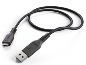 Kabllo karikuese Hama, Type-C - USB 3.1, 178395, 1m, e zezë