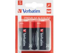 Bateri D Verbatim Premium Alkaline 1.5V