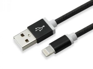 Kabllo SBOX, USB lightning, për Iphone, 1,5m, zezë