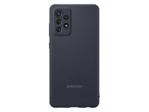 Mbështjellës për Samsung Galaxy A72, silikon, e zezë