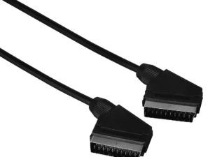 Kabllo Hama Scart 205081, zezë, 1.5 m
