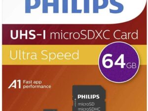 Kartë e memories Philips, micro SD, 64GB Class dhe adapter Philips