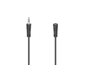 Kabllo Hama audio vazhdues, 3.5 mm adapter, stereo, 5m 205121