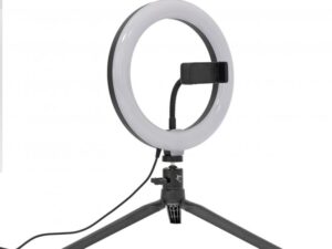 Ndriçues me tripod për celular White Shark RL-08 Moonlight