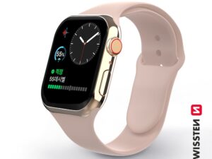 Rrip silikoni Swissten për Apple Watch 38-40mm, rozë