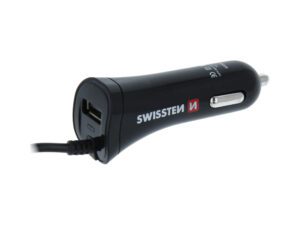 Karikues makine Swissten, USB-C, USB 2.4A, e zezë