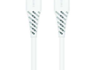 Kabllo Swissten TPE USB-C/USB-C, PD, 5A, (100W,) 1,5m, e bardhë