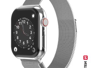 Rrip metalik rrjet Swissten për Apple Watch, 38-40 mm, i argjendtë
