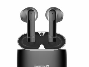 Kufje Swissten TWS Bluetooth Alupods Pro, zezë/hiri