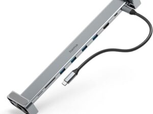 Hama Docking Station USB-C "Connect2Office Basic", këmbë të lëvizshme, 9 porte
