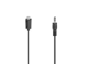 Kabllo audio Hama, USB-C -  3,5 mm, stereo, 0,75 m