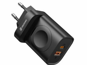 KARIKUES TRAVEL SWISSTEN  1xUSB-A, 1xUSB-C, 22.5W, Apple Watch
