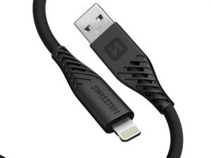 Kabllo Swissten silikon USB - Lightning, 1.5m