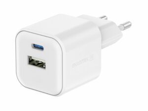 SWISSTEN Karikues GaN 1x USB-C, 20W PD + 1x USB-A 18W QC