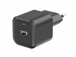 SWISSTEN Karikues GaN 1x USB-C, 20W PD + 1x USB-A 18W QC