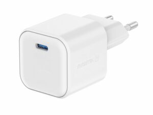 Karikues SWISSTEN GaN, 1x USB-C 20W PD, I bardhë