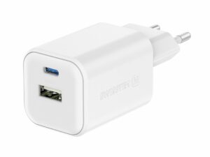 Karikues SWWISTEN GaN, 1x USB-C, 45W PD + 1x USB-A 18W QC, i bardhë