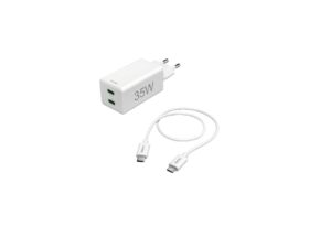 Karikues Hama Fast Charge+Kabllo 1m, 35W, I bardhë