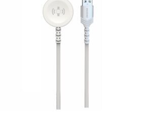 Kabllo karikuese Swissten për Apple Watch, USB-A, e bardhë