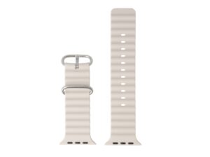 Rrip Swissten për Apple Watch 42 / 44 / 45 / 49mm, Marine, e bardhë