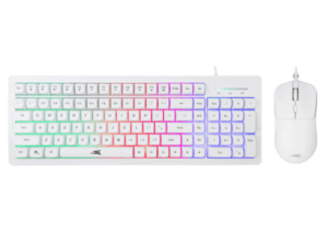 Set Gaming Tastierë dhe Maus Baracuda, Orca BGC-012, të bardha