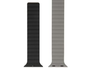 Rrip SWISSTEN për Apple Watch, Silikon 42 / 44 / 45 / 49 mm , Zezë,Hiri