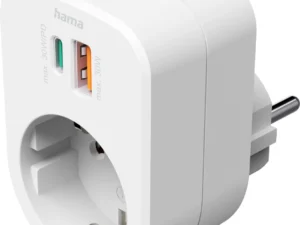 Multi priz Hama 30W, Fast Charge, 1 USB-C PD, 1 USB-A, 223343