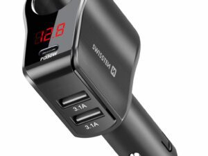 Karikues SWISSTEN, Çakmak, 1x CL, 1x USB-C PD, 2x USB-A, fuqi dalëse, 108W - 216W
