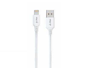 Kabllo iPEAX TPU USB-A / Lightning, 1M, USB 2.0, e bardhë