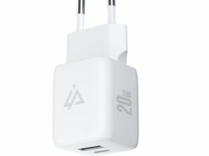 Karikues iPEAX GaN 20W (USB-C + USB-A), I bardhë