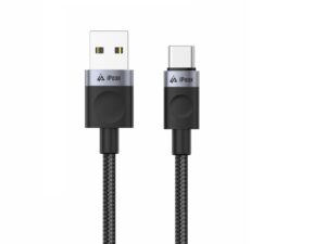 iPEAX Kabllo tekstil USB-A / USB-C 1,5M, USB 2.0