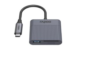 Lexues i kartave Hama Rapoo "UCR-3011" 3në1, USB-C,