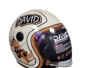 Helmet për motoçikletë, shumëngjyrëshe