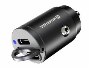 Karikues Makine Swissten PD , 2x USB-C 45W,Nano, E zezë