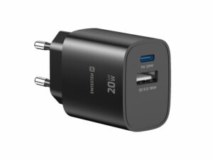 Karikues SWISSTEN EDGE GaN 1x USB-C PD 20W + 1x USB-A 18W QC, I zi